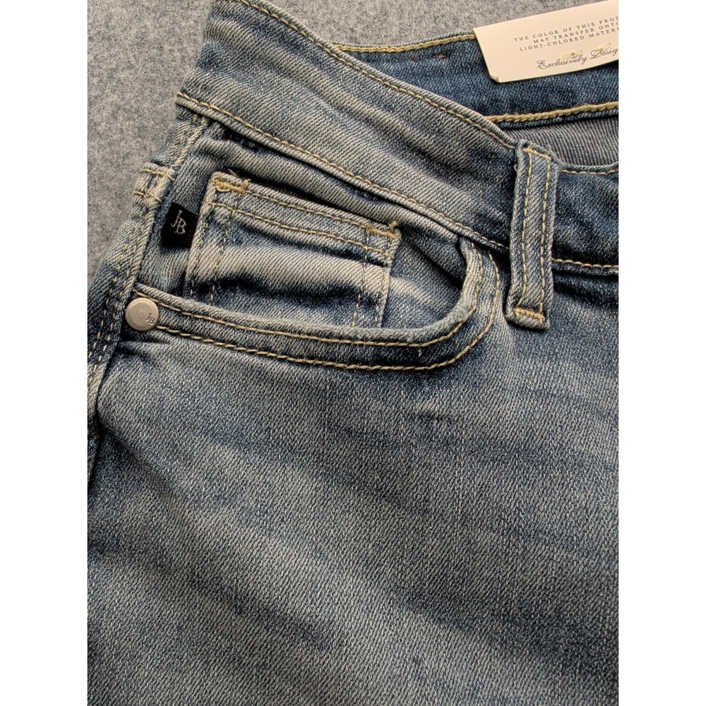 NWT Women's Judy Blue Bell Bottom Jeans Distressed High Rise size 1/25 - Picture 6 of 16